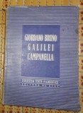 Bruno Galilei Campanella TEXTE ALESE Ed. de stat pt. lit. st. si didactica 1951