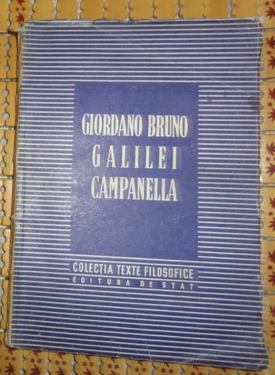 Bruno Galilei Campanella TEXTE ALESE Ed. de stat pt. lit. st. si didactica 1951