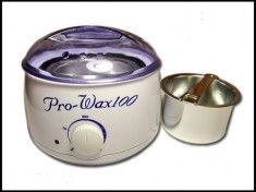 Incalzitor profesional de ceara traditionala si parafina Pro Wax 100 aparat profesional incalzit ceara, decantor ceara epilat epilare GARANTIE! foto