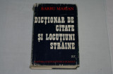 Dictionar de citate si locutiuni straine - Barbu Marian - Editura enciclopedica - 1973