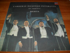 Carreras , Domingo Pavarotti -Mehta, LP, Vinil foto