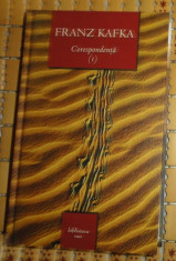 Franz Kafka CORESPONDENTA vol. I Ed. RAO 2005 cartonat foto