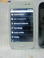 Samsung Galaxy S3 mini dual sim - Android Wifi TV Nou - Cadou Livrare Gratuita foto