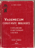 (C2021) VADEMECUM - CONSTANTE BIOLOGICE SI EXPLORARI FUNCTIONALE UZUALE DE DR. MIHAI COSMA, IASI, 1978, PENTRU STUDENTI SI MEDICI
