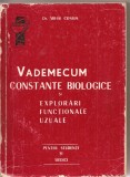 (C2021) VADEMECUM - CONSTANTE BIOLOGICE SI EXPLORARI FUNCTIONALE UZUALE DE DR. MIHAI COSMA, IASI, 1978, PENTRU STUDENTI SI MEDICI