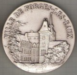 C22 Medalie VILLE DE FORGES - LES - EAUX -Franta - marime circa 68 mm -greutate aprox. 150 gr -starea care se vede