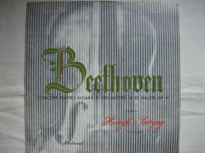 Beethoven - Concert pentru vioara si orchestra in Re major op. 61( solist Henryk Szeryng ) - VINIL foto