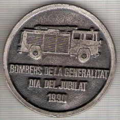 C36 Medalie -Pompieri(Bomber)-1990-Spania -marime circa 52 mm -greutate aprox. 49 gr-starea care se vede