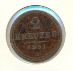 2 KREUZER 1851 B foto