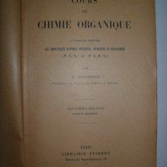 F.Bodroux-Cours de chimie organique/ Curs de chimie organica{in limba franceza}