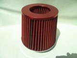 filtru sport de culoare rosie cu filtrare dubla de sunet