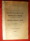 Al.Al. Pretorian -Legi ,Regulam. Sanitare ,Jurisprudenta -1921