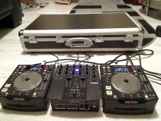 PLAYERE DENON DN - S 1200 MIXER DENON DN - X 120 CASE foto