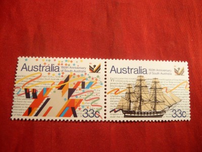 Serie 150 Ani Australia Sud 1986 Australia , 2 val. foto