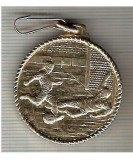 C44 Medalie - Fotbal -Memorial ,,Renato Faitella&quot; aprilie 2011-Italia -marime circa 32x36 mm -greutate aprox. 14 gr-starea care se vede