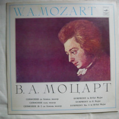 W. A. Mozart -Simfonia in B-flat major / Simfonia in G-major / Simfonia nr. 5 in B-flat major - VINIL