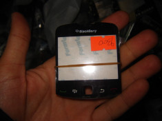 20. Geam pentru display BlackBerry 9300 negru foto