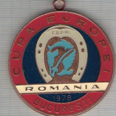C108 Medalie Pentatlon Modern -Cupa Europei-Bucuresti 1978 -marime circa 59x66 mm -greutate aprox. 36 gr -starea care se vede