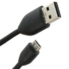 CABLU DE DATE HTC ONE VX ORIGINAL NOU CULOARE NEAGRA MUFA microUSB SI CABLU INCARCARE PENTRU INCARCATOR foto