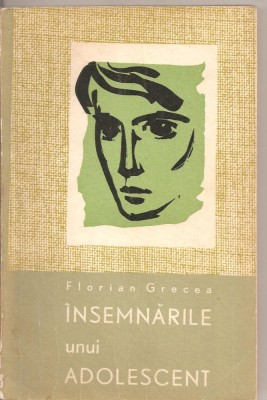 (C2129) INSEMNARILE UNUI ADOLESCENT DE FL. GRECEA, ED.TINERETULUI, 1967 foto