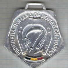 C133 Medalie CAMP. REP. PENTATLON MODERN -1983 -marime circa 60x64 mm -greutate aprox. 22 gr- starea care se vede