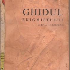 (C2098) GHIDUL ENIGMISTULUI DE GHEORGHE SANDA, EDITURA ALBATROS, BUCURESTI, 1997