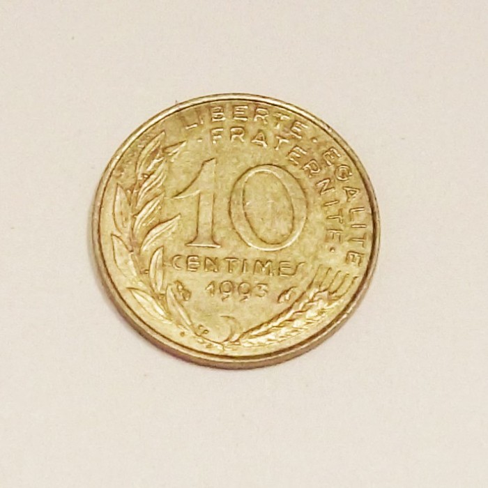 FRANTA 10 CENTIMES 1993 **