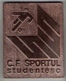 C146 Medalie C.F. SPORTUL STUDENTESC -FONDAT 1916 BUCURESTI -marime circa 60x75 mm -greutate aprox. 46 gr- starea care se vede