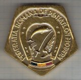 C132 Medalie Cupa Europei Pentatlon Modern Romania -1983 -marime circa 60x58 mm -greutate aprox. 22 gr- starea care se vede