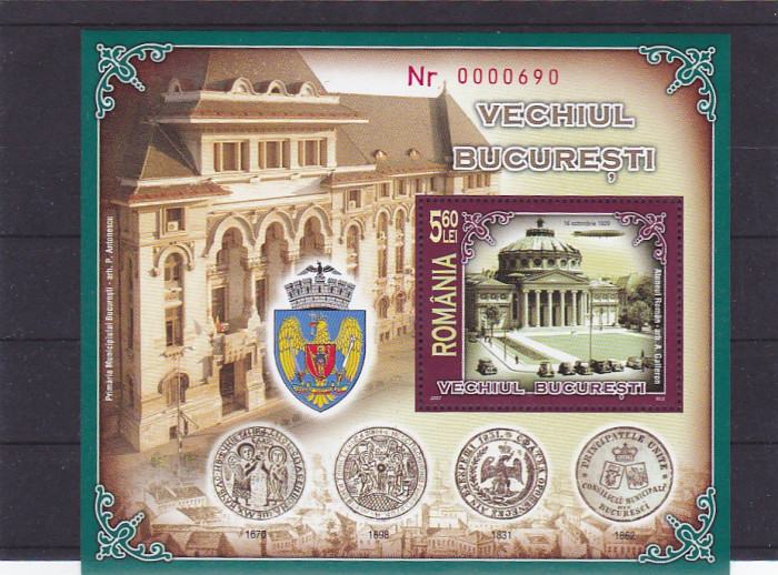 Colita Vechiul Bucuresti 2007 numar rosu Romania.