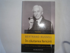 In cautarea fericirii -Bertrand Russell,r19,RF10/1 foto