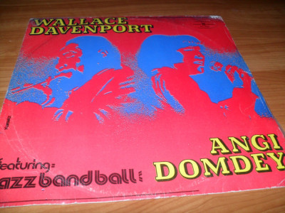 DISC VINYL :JAZZ BAND BALL -WALLACE DAVENPORT ;ANGI DOMDEY foto