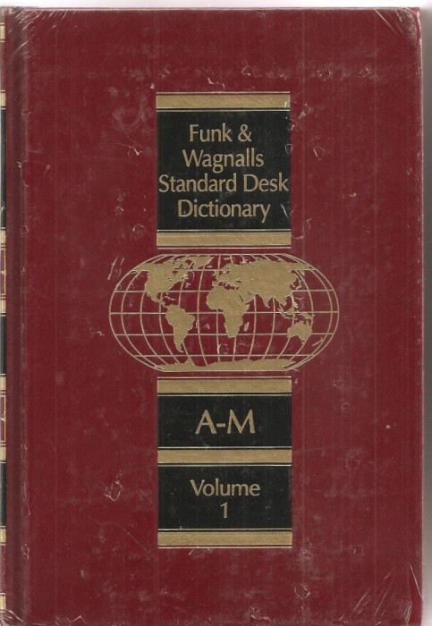 (C1607) STANDARD DESK DICTIONARY DE FUNK - WAGNALLS, 2 VOLUME
