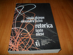 Retorica-texte alese- Sanda Ghimpu, Alexandru Ticlea foto