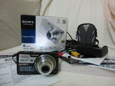 Aparat foto DSC - W350 pachet complet husa+card Sony foto