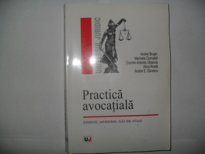 Practica avocatiala - cereri, aparari, cai de atac ANDREI BRUJAN foto