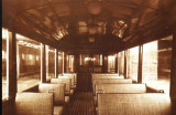 Carte postala ilustrata Interior de vagon Thomson - 1930