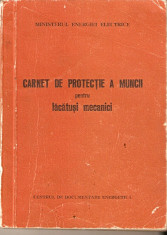 Carnet de protectia muncii pentru lacatusi mecanici foto