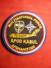 Emblema Militara Americana NATO -Kabul -Afganistan foto