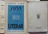 Miron Suru , 1935 literar , sinteza biblio - critica , 1937 , cu autograf, Alta editura