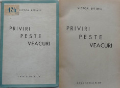 Victor Eftimiu , Priviri peste veacuri , 1944 , prima editie foto