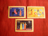 Serie - Craciun - Desene Copii 1998 Australia , 3 val. stamp.