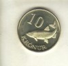 Bnk mnd Faeroe 10 kronur 2011 unc, fauna, Europa