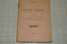 Poeme pagane - Ion Foti - 1919 foto