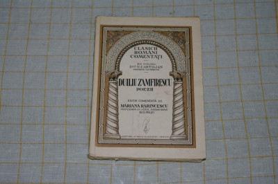 Poezii - Duiliu Zamfirescu - Editura Scrisul romanesc - 1934 foto