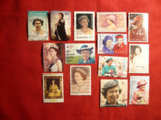 14 Timbre stamp. - tematica -Regina Elisabeta IIa - Australia foto