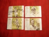 Serie- Sport-Tenis -Celebritati 2003 Australia ,4 val.stamp