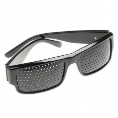 Ochelari stenopici pentru calculator - relaxarea imbunatatirea vederii - pinhole glasses - relaxeaza ochii obositi foto