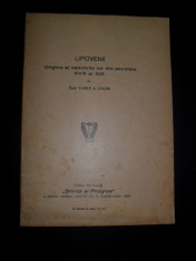 Lipovenii-Originea si asezarile lor din secolele XVIII si XIX- Vasile Cocos foto