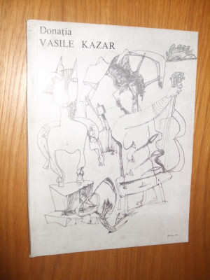 Donatia VASILE KAZAR - Desene si Gravuri - 1993, 51 p. cu imagini alb negru foto